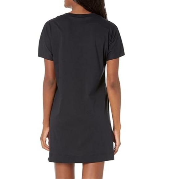 Eileen Fisher Cotton Blend Grey Black Dress - Picture 3 of 11